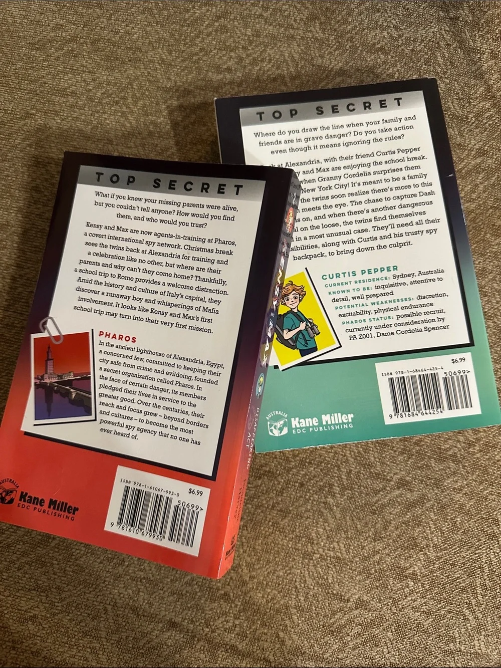 Kensy & Max Books 2 & 5 Bundle Disappearing Act Freefall Jacqueline Harvey NEW